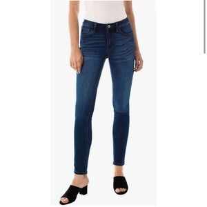 |New|
KanCan Womens Cotton Blended Mid-Rise Skinny Ankle Denim Jeans Size 24